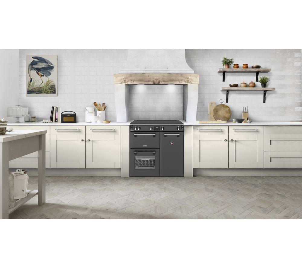 STOVES Richmond 90Ei Electric Induction Range Cooker - Anthracite & Chrome