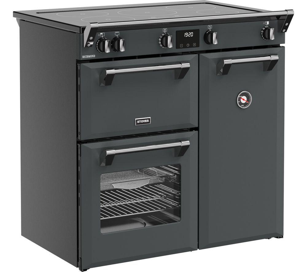 STOVES Richmond 90Ei Electric Induction Range Cooker - Anthracite & Chrome
