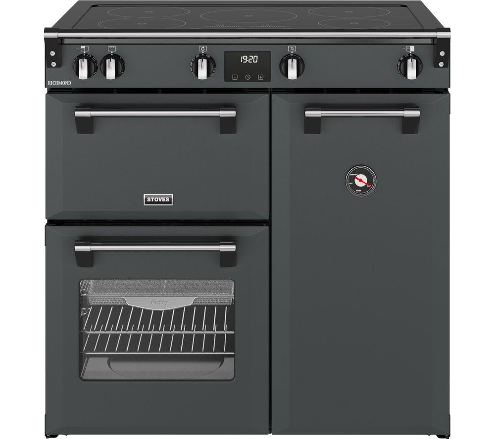 STOVES Richmond 90Ei Electric Induction Range Cooker - Anthracite & Chrome