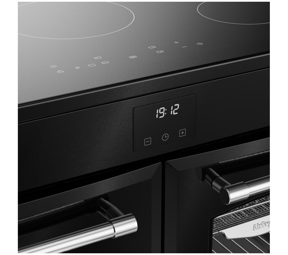 BELLING Farmhouse 100EI Electric Induction Range Cooker - Black