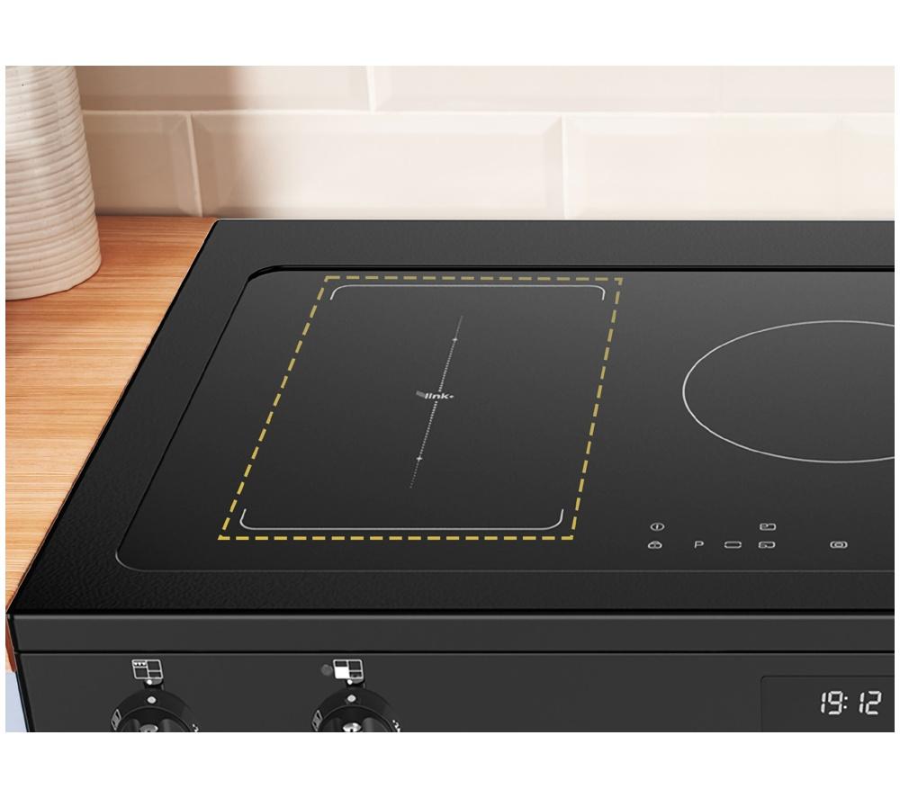 BELLING Farmhouse 100EI Electric Induction Range Cooker - Black