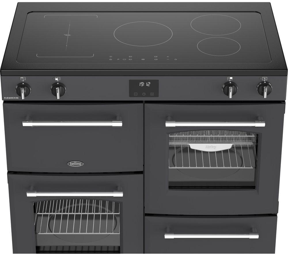 Cocina BELLING Farmhouse 100Ei de inducción eléctrica - Antracita y cromo