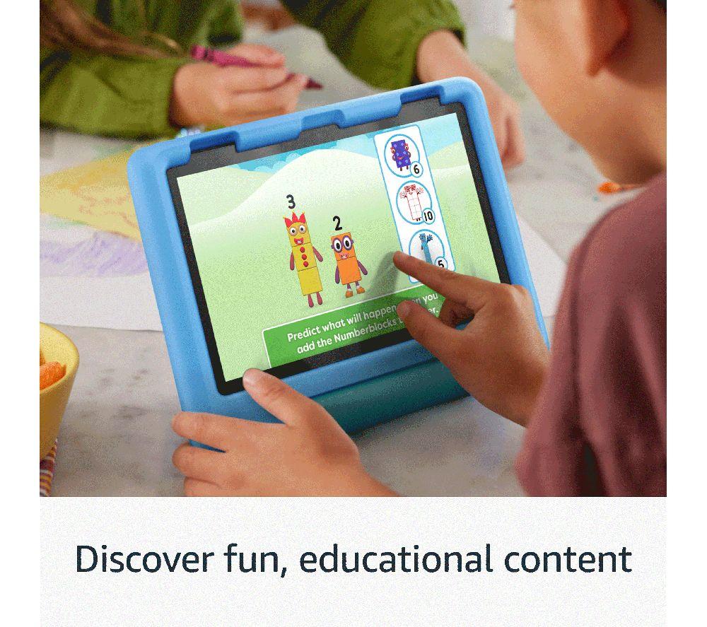 AMAZON Fire HD 8" Kids (ages 3-7) Tablet (2024) - 32 GB, Blue