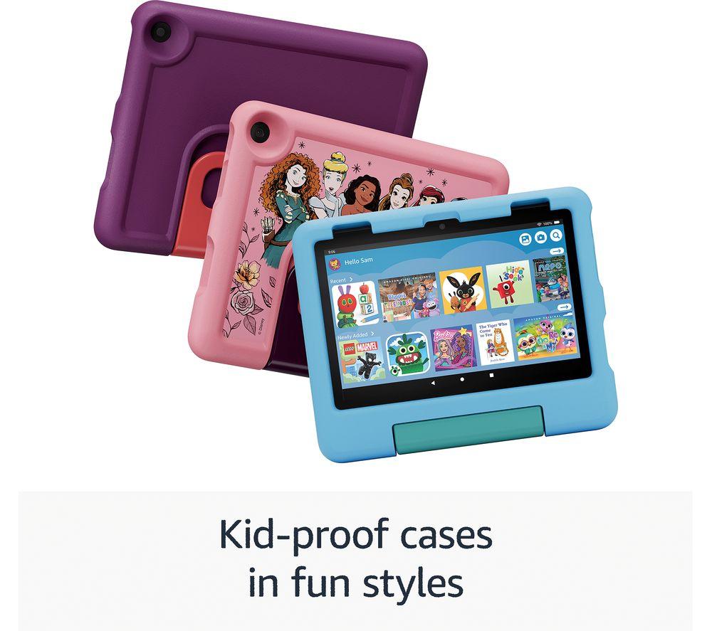AMAZON Fire HD 8" Kids (ages 3-7) Tablet (2024) - 32 GB, Grape