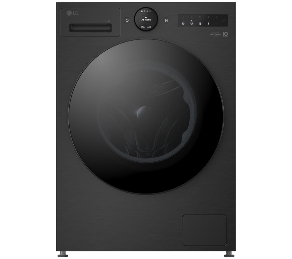 LG Series 7 AI Direct Drive F4X7011TBB WiFi-enabled 11 kg 1400 Spin Washing Machine - Matte Black
