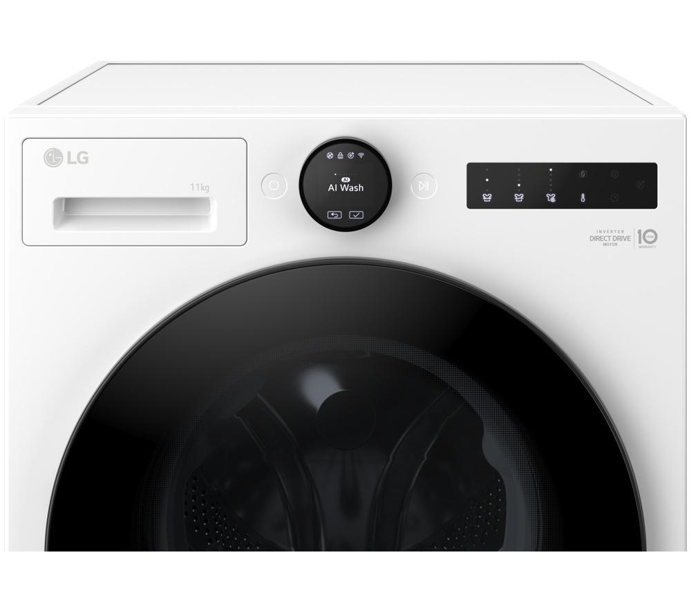 Lavadora LG Serie 7 AI Direct Drive F4X7011TWB con WiFi, 11 kg, 1400 rpm - Blanca