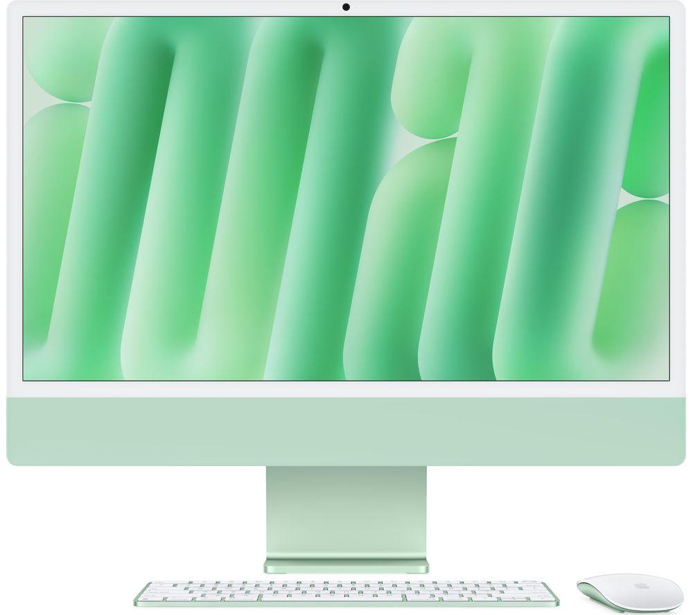APPLE iMac 4.5K 24" (2024) - M4, 256 GB SSD, 10 CPU / 10 GPU, Green