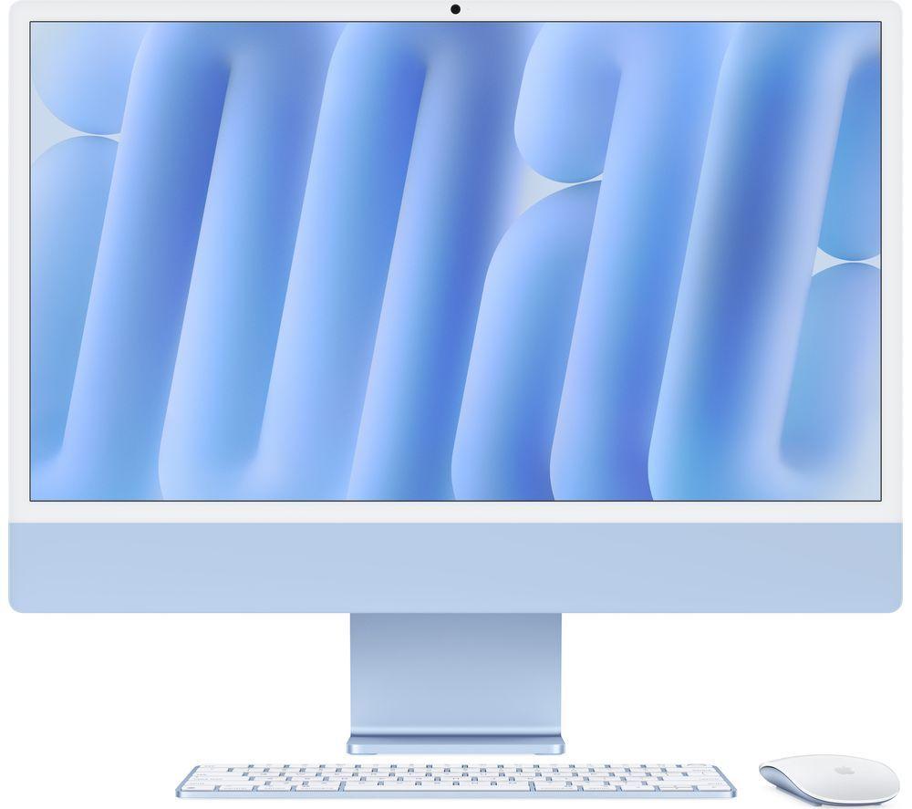 APPLE iMac 4.5K 24" (2024) - M4, 512 GB SSD, Blue