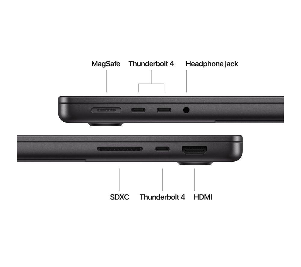 APPLE MacBook Pro 14" (2024) - M4 Pro, 1 TB SSD, Space Black