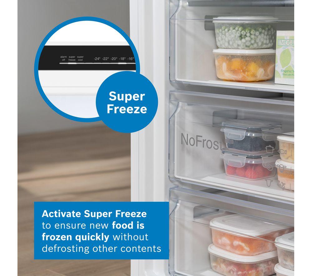 Frigorífico combi BOSCH Serie 2 KGN33NWEBG 70/30 - Blanco