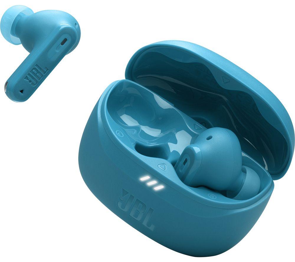 JBL Tune Beam 2 Wireless Bluetooth Noise-Cancelling Earbuds - Turquoise