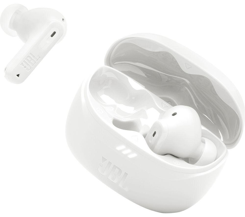 Auriculares intrauditivos inalámbricos con cancelación de ruido Bluetooth JBL Tune Beam 2 - Blanco