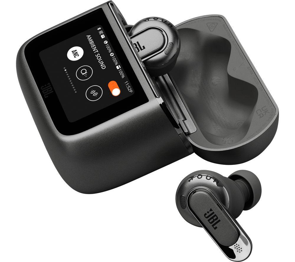 JBL Tour Pro 3 Wireless Bluetooth Noise-Cancelling Earbuds - Black