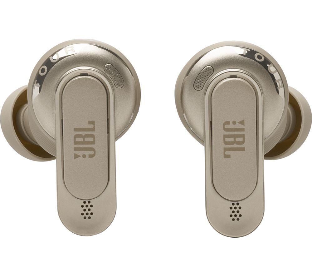 JBL Tour Pro 3 Wireless Bluetooth Noise-Cancelling Earbuds - Latte