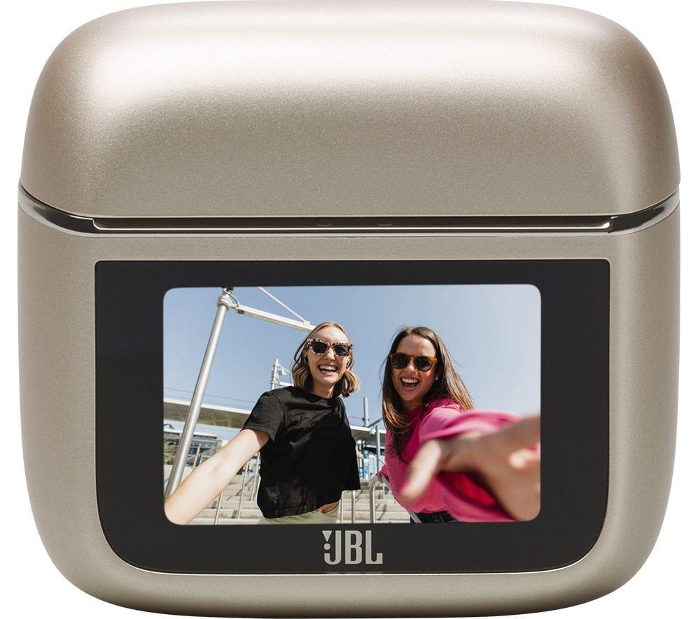 JBL Tour Pro 3 Wireless Bluetooth Noise-Cancelling Earbuds - Latte