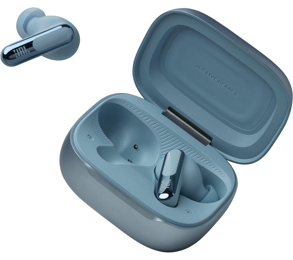 JBL Live Beam 3 Auriculares Inalámbricos Bluetooth con Cancelación de Ruido - Azul