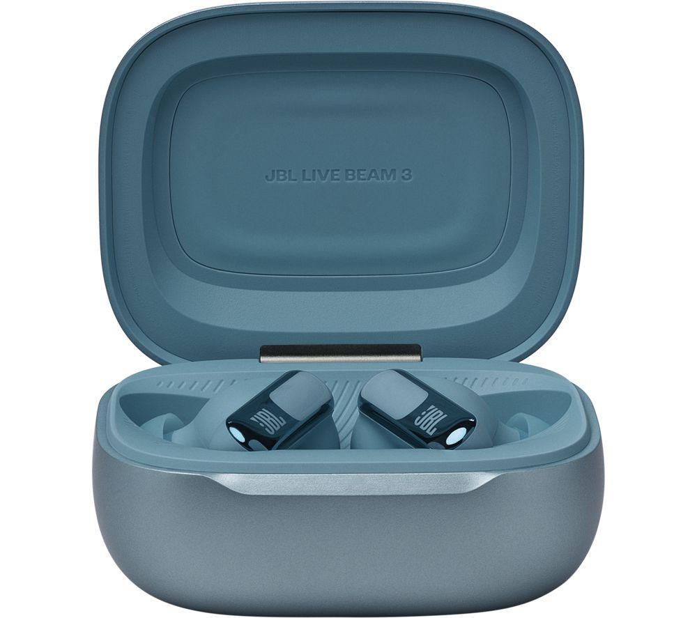 JBL Live Beam 3 Auriculares Inalámbricos Bluetooth con Cancelación de Ruido - Azul