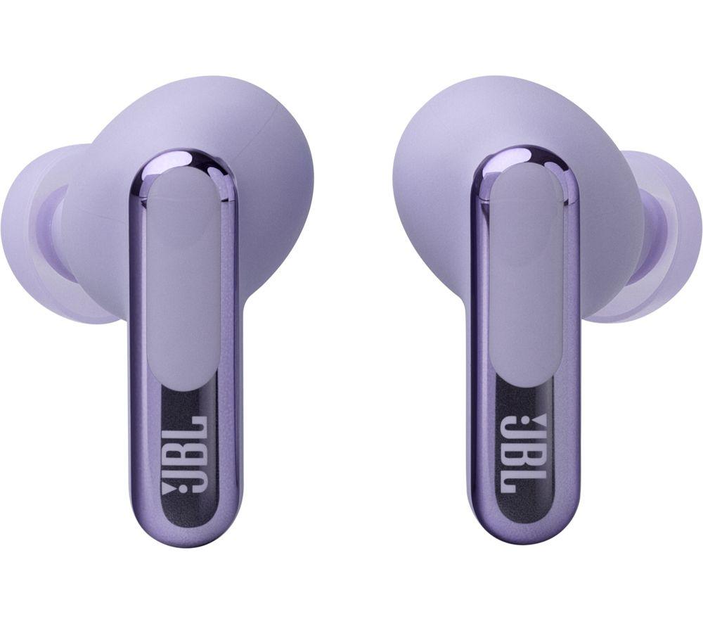 JBL Live Beam 3 kabellose Bluetooth Noise-Cancelling Kopfhörer – Lila