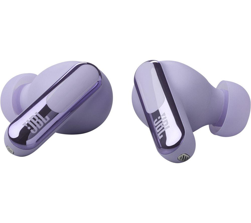 JBL Live Beam 3 kabellose Bluetooth Noise-Cancelling Kopfhörer – Lila