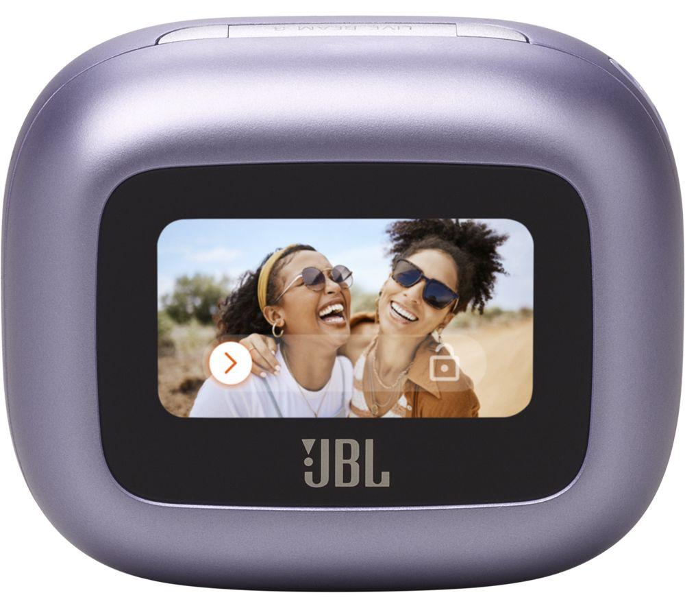 JBL Live Beam 3 Wireless Bluetooth Noise-Cancelling Earbuds - Purple