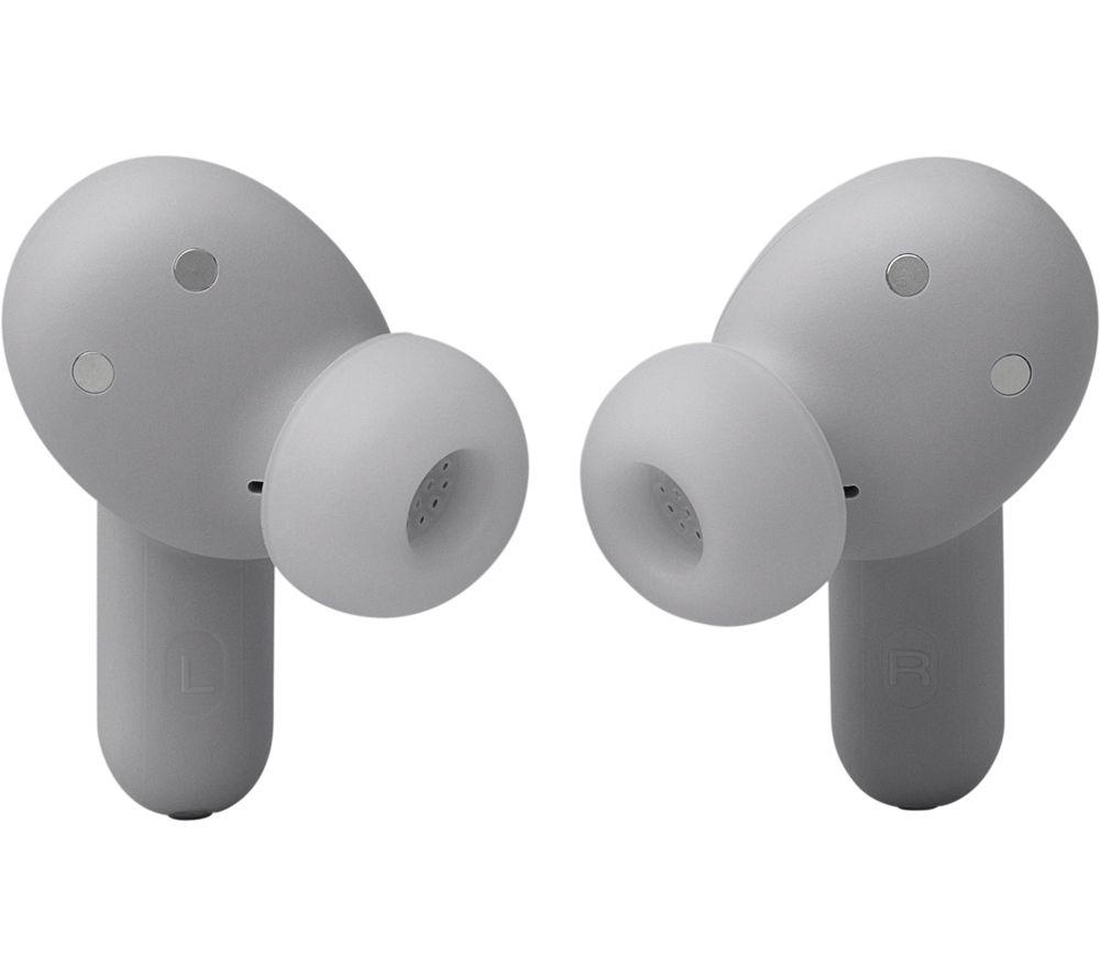 JBL Live Beam 3 Kabellose Bluetooth Noise-Cancelling-Ohrhörer – Silber