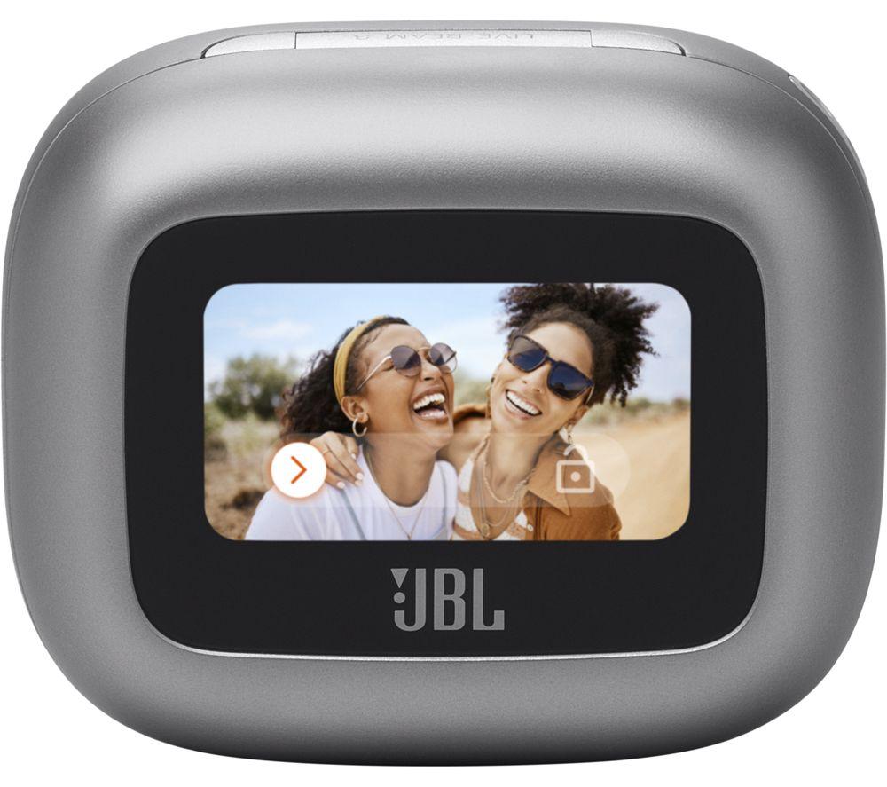 Audífonos inalámbricos con Bluetooth y cancelación de ruido JBL Live Beam 3 - Plateado