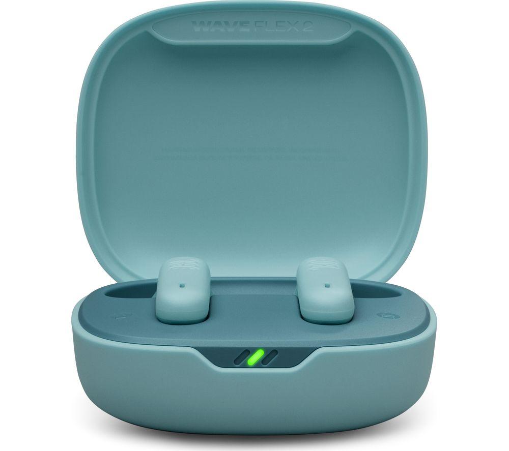 JBL Wave Flex 2 Wireless Bluetooth Earbuds - Blue