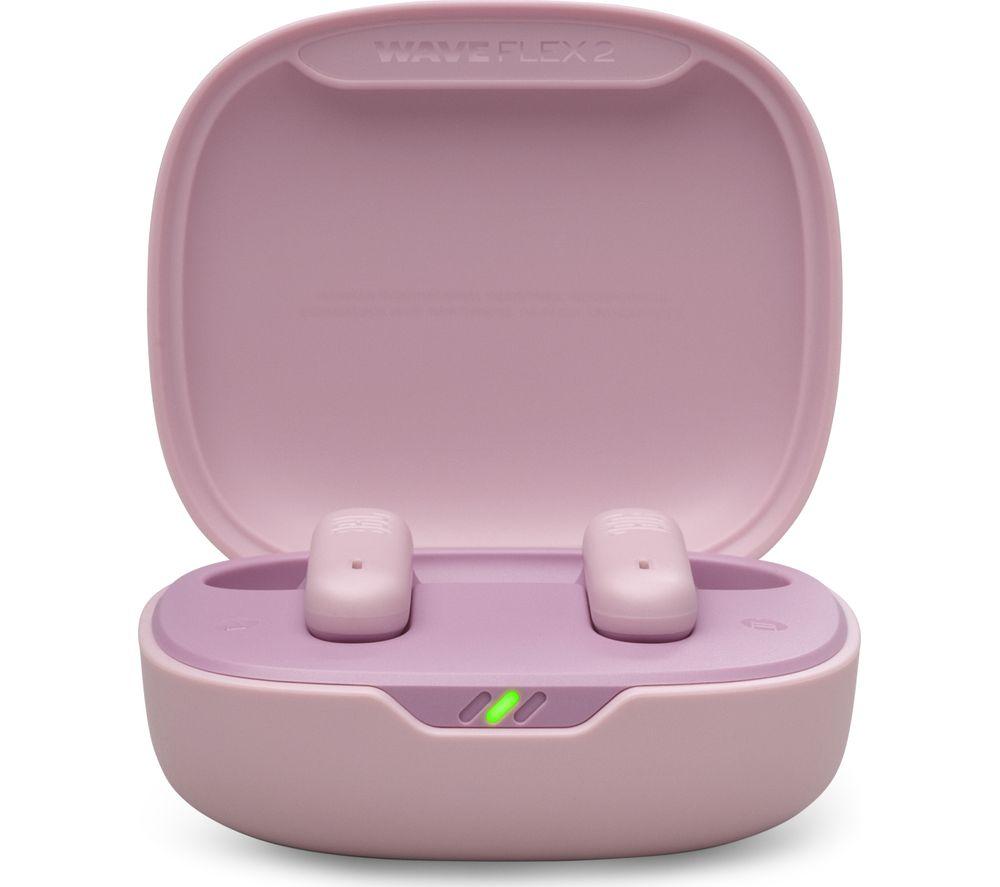 JBL Wave Flex 2 Wireless Bluetooth Earbuds - Pink