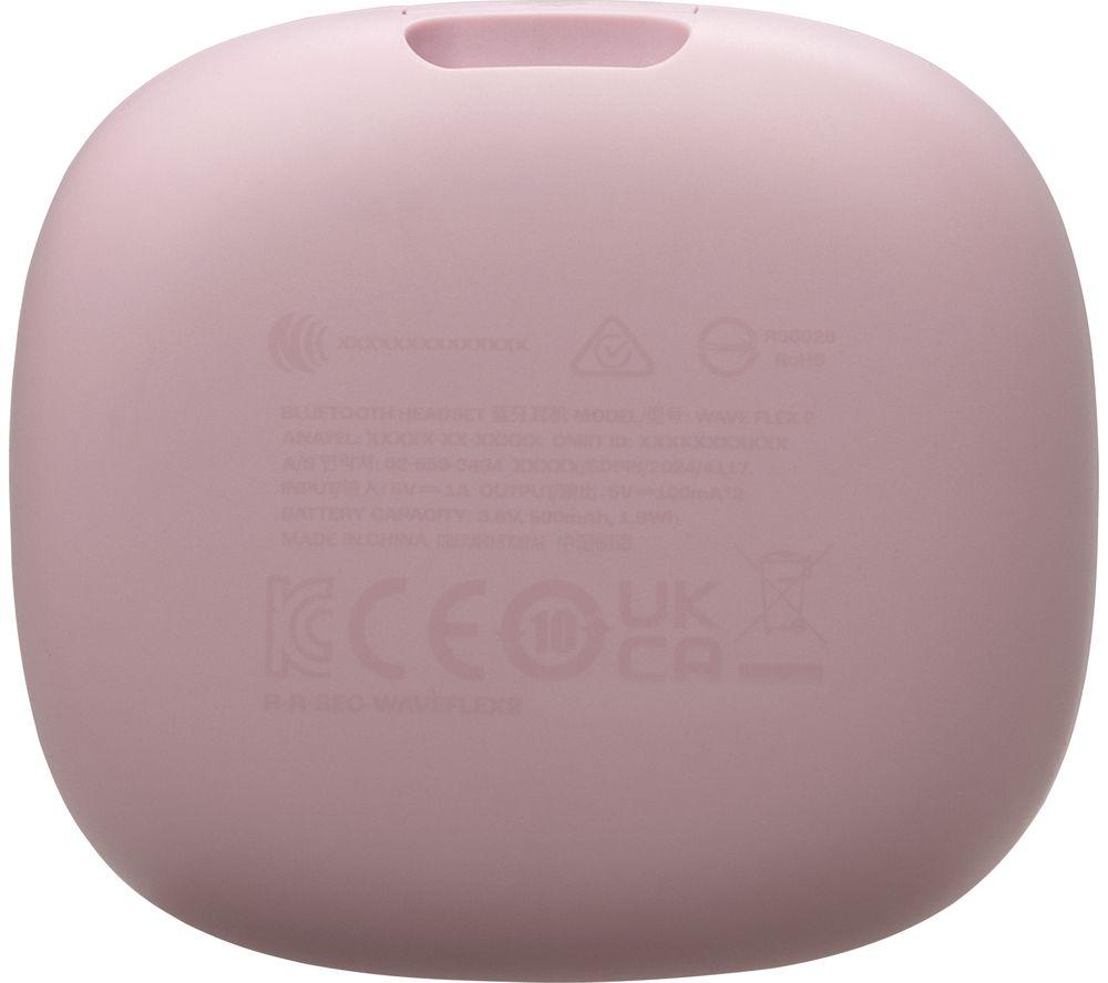 JBL Wave Flex 2 Wireless Bluetooth Earbuds - Pink