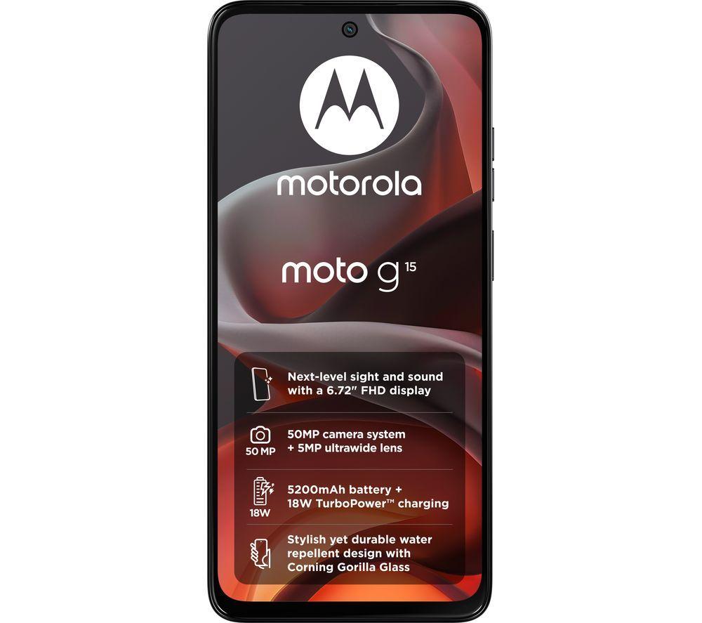 MOTOROLA Moto G15 - 128 GB, Grau
