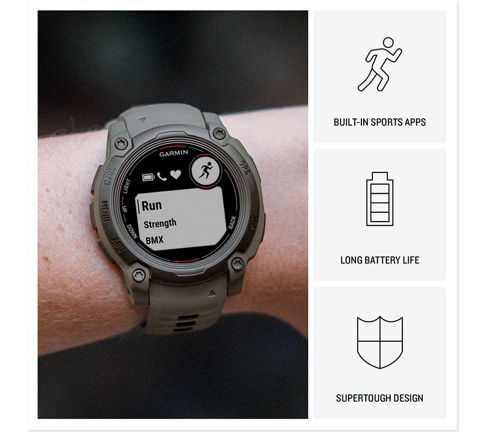 GARMIN Instinct E Smart Watch - 40 mm, Electric Lime with Twilight Silicone Band