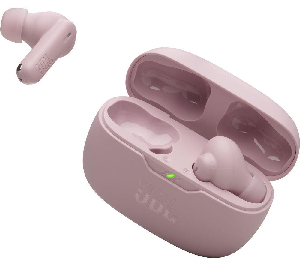 JBL Wave Beam 2 Wireless Bluetooth Earbuds - Pink