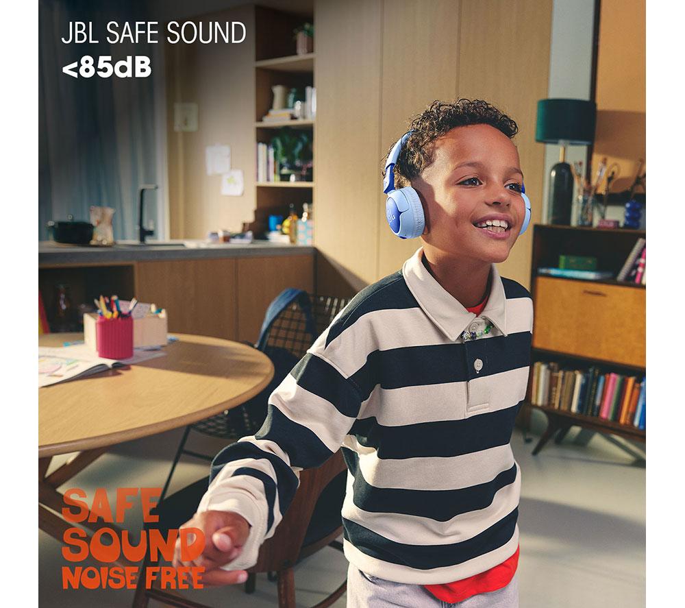 JBL Junior 320BT Wireless Bluetooth Kids Headphones - Blue