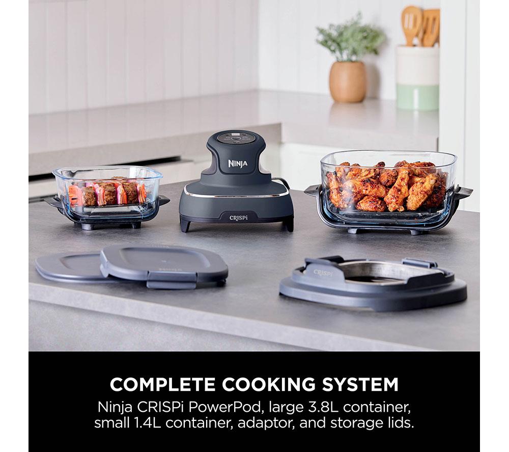 NINJA Crispi 4-in-1 Portable Glass Air Fryer - Cyberspace Blue