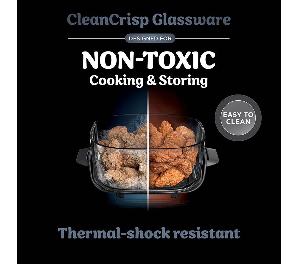 NINJA Crispi 4-in-1 Portable Glass Air Fryer - Cyberspace Blue