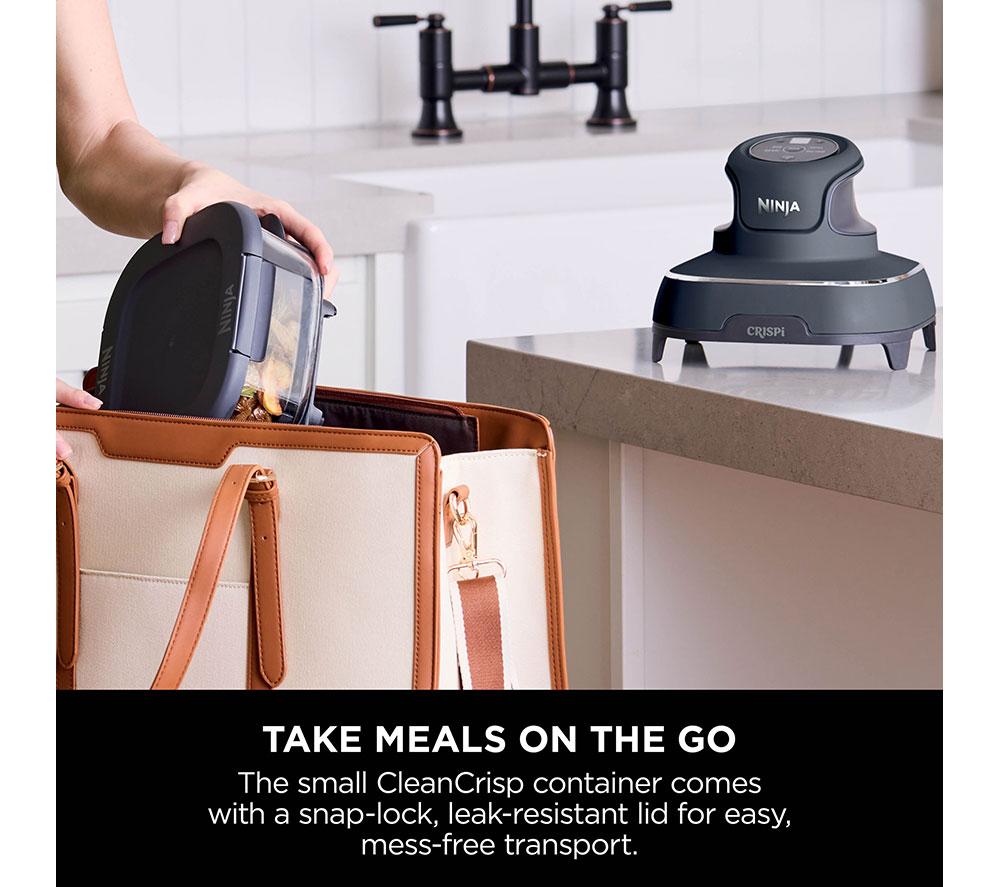 NINJA Crispi 4-in-1 Portable Glass Air Fryer - Cyberspace Blue