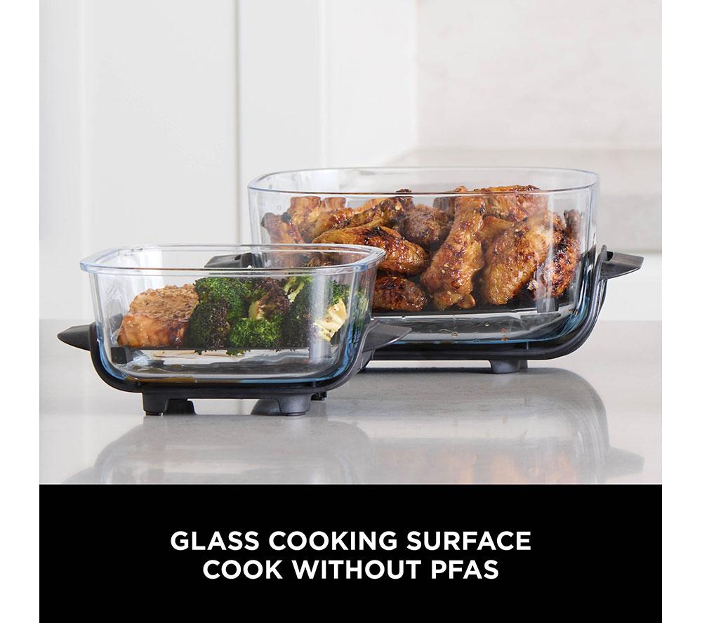 NINJA Crispi 4-in-1 Portable Glass Air Fryer - Cyberspace Blue