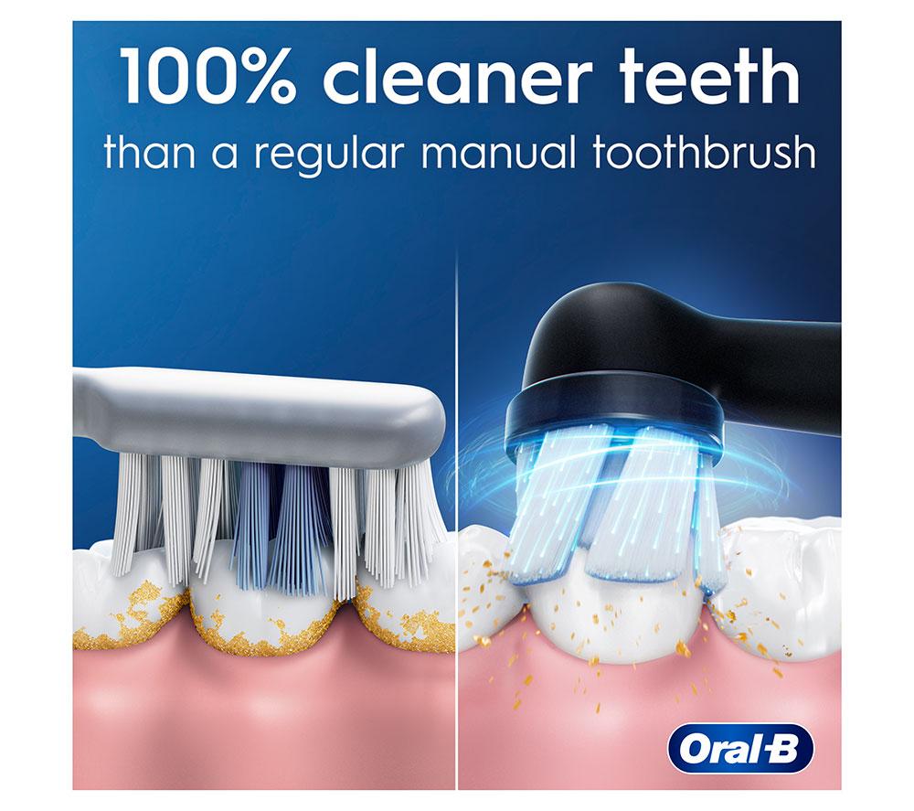 ORAL-B iO2 Electric Toothbrush & Travel Case - Night Black