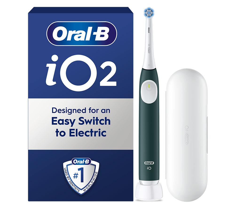 ORAL-B iO 2 Electric Toothbrush & Travel Case - Green