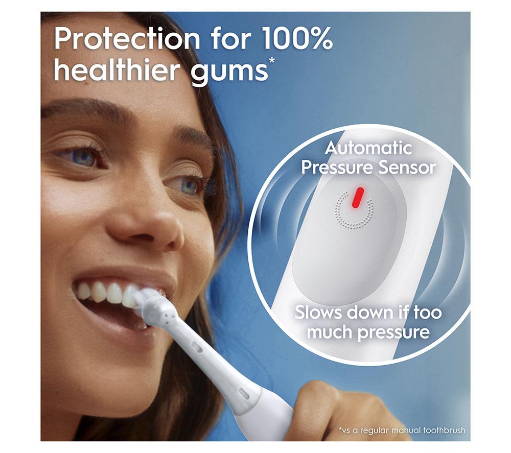 ORAL-B iO2 Electric Toothbrush & Travel Case - Simple White