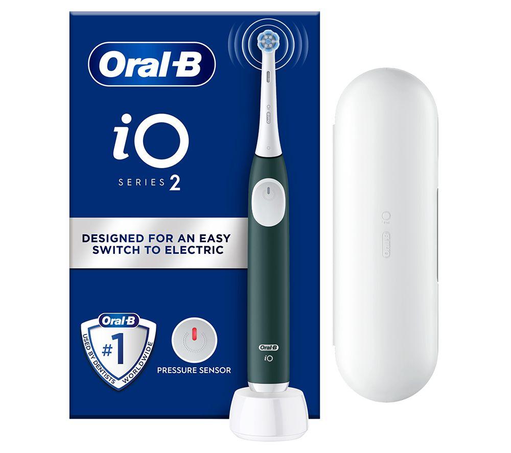 ORAL-B iO 2 Electric Toothbrush & Travel Case - Green