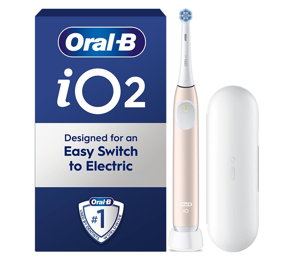 ORAL-B iO2 Electric Toothbrush + Travel Case - Calm Pink