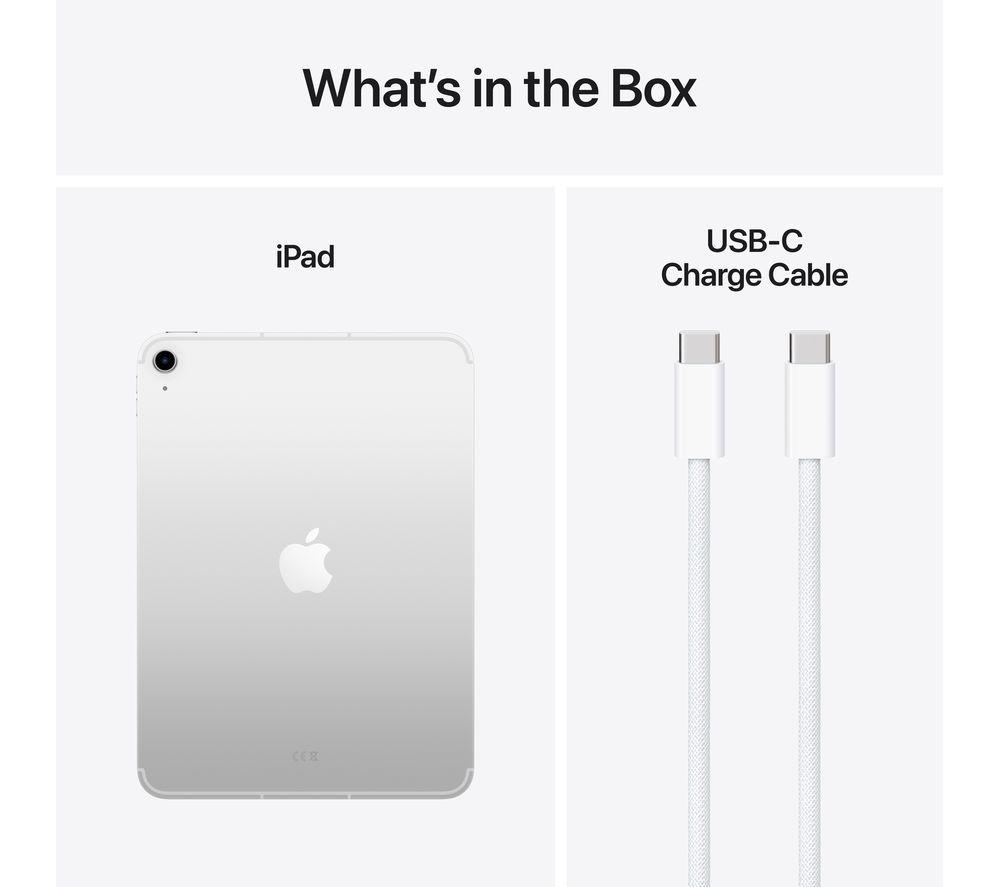APPLE iPad Cellular de 11" (2025) - 256 GB, Plata