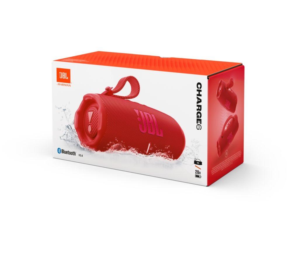 Altavoz Bluetooth portátil JBL Charge 6 - Rojo