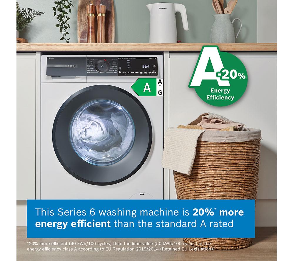 Lavadora BOSCH Serie 6 Plus WGH254A0GB i-DOS AntiStain con Wi-Fi, 10 kg y 1400 rpm - Blanca