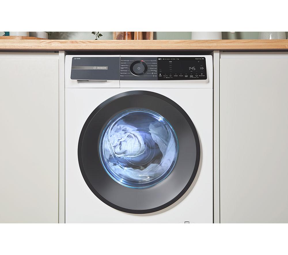 Lavadora BOSCH Serie 6 Plus WGH254A0GB i-DOS AntiStain con Wi-Fi, 10 kg y 1400 rpm - Blanca