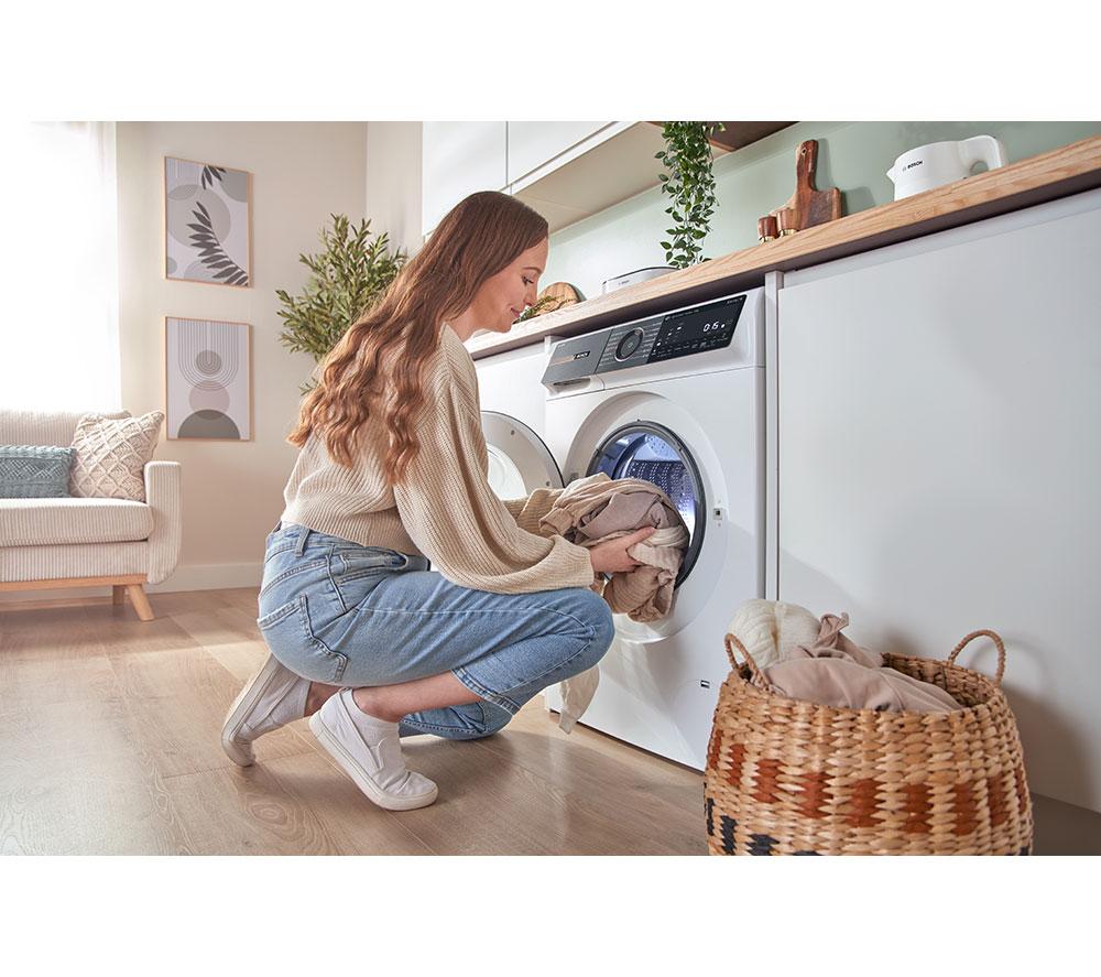 Lavadora BOSCH Serie 6 Plus WGH254A0GB i-DOS AntiStain con Wi-Fi, 10 kg y 1400 rpm - Blanca