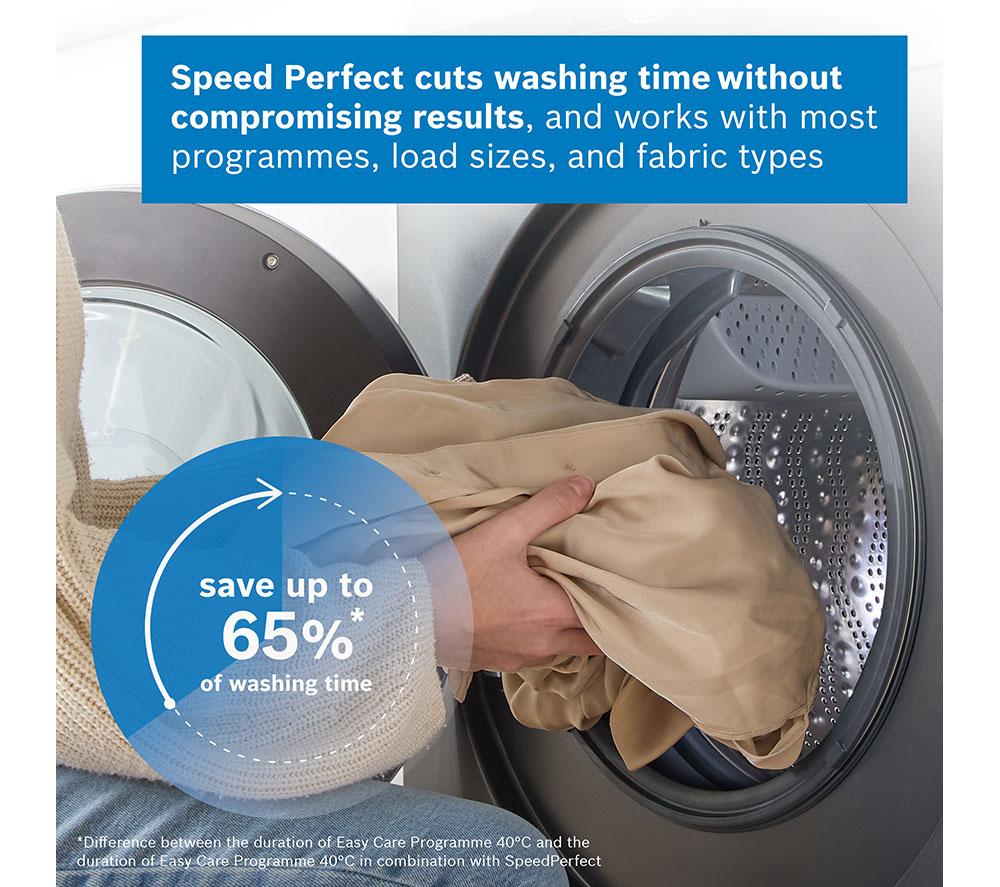 BOSCH Series 6 Plus WGH254ARGB i-DOS AntiStain WiFi enabled 10 kg 1400 Spin Washing Machine - Graphite