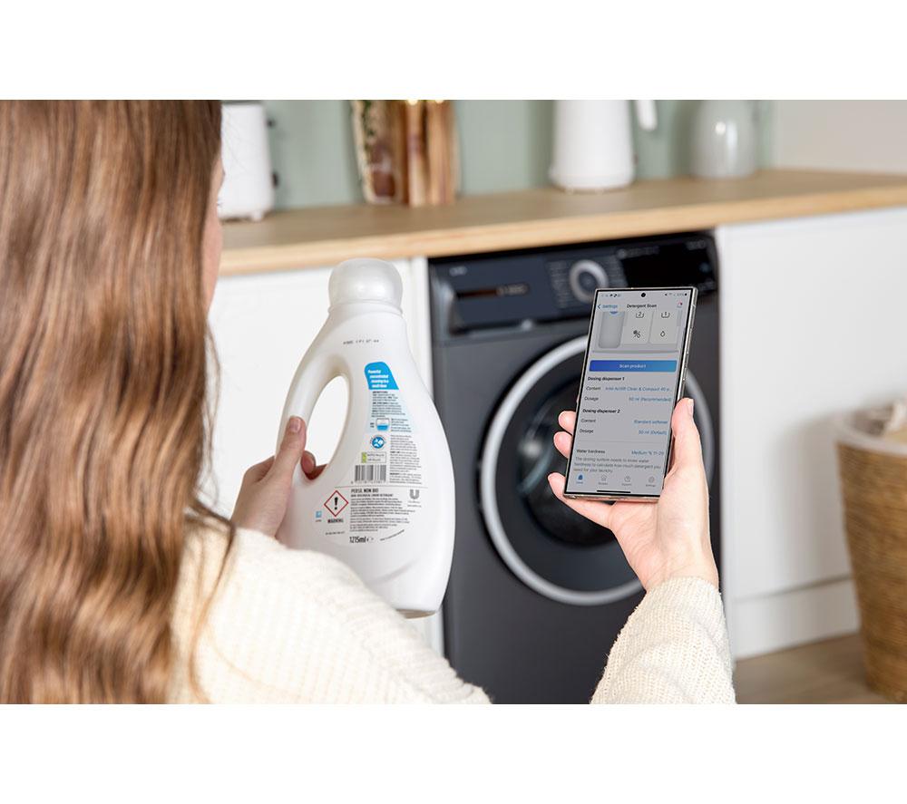 BOSCH Series 6 Plus WGH254ARGB i-DOS AntiStain WiFi enabled 10 kg 1400 Spin Washing Machine - Graphite
