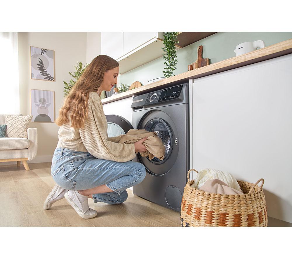 BOSCH Series 6 Plus WGH254ARGB i-DOS AntiStain WiFi enabled 10 kg 1400 Spin Washing Machine - Graphite